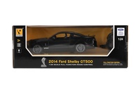 Auto RC Ford Shelby GT500 plast 18cm 2,4GHz na dálk. ovládání na baterie se světlem v krabici 29x11