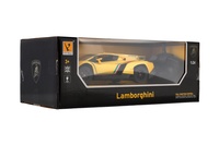 Auto RC Lamborghini plast 20cm 2,4GHz na dálk. ovládání na baterie se světlem v krabici 29x11x14cm
