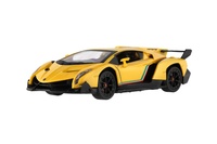 Auto RC Lamborghini plast 20cm 2,4GHz na dálk. ovládání na baterie se světlem v krabici 29x11x14cm