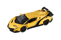 Auto RC Lamborghini plast 20cm 2,4GHz na dálk. ovládání na baterie se světlem v krabici 29x11x14cm