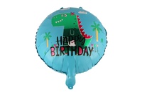 Sada balonek/balonky 5ks nafukovací dinosaurus v sáčku 21x16cm