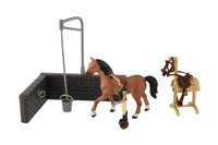 Sada farma kůň s doplňky plast v krabici 30x24x6cm