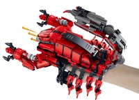 Stavebnice iM.MASTER škorpion na ruku/zbraň plast 664 dílků v krabici 35x27x7cm