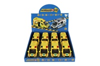 Auto záchranáři ambulance plastová 14,5cm na baterie se světlem a zvukem na setrvačník