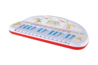 Piánko zvířátka plast 35cm pro nejmenší na baterie se zvukem v krabici 43x24x9cm