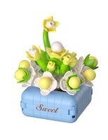 Stavebnice mini KOCO Sukulent v květináči různé druhy