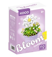 Stavebnice mini KOCO Květina v květináči plast různé druhy