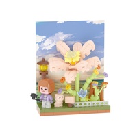 Stavebnice mini KOCO Květinová scenérie různé druhy