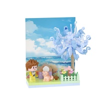 Stavebnice mini KOCO Květinová scenérie různé druhy