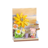 Stavebnice mini KOCO Květinová scenérie různé druhy