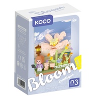 Stavebnice mini KOCO Květinová scenérie různé druhy