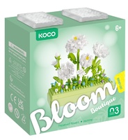 Stavebnice mini KOCO Jasmín plast 285ks v krabičce 11x12x5cm