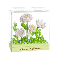 Stavebnice mini KOCO Jasmín plast 285ks v krabičce 11x12x5cm