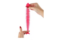 Hračka antistresová rybí kostra natahovací silikon 25cm