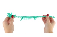 Hračka antistresová kostra dinosaura natahovací silikon 22cm