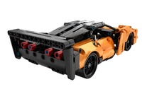 Stavebnice iM.MASTER 2v1 auto na zpětné natažení plast 278 dílků oranžové v krabici 29x20x6cm