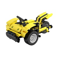 Stavebnice iM.MASTER 2v1 stavební auto plast 320 dílků v krabici 31x23x7cm