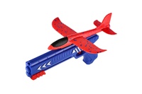 Letadlo vystřelovací pěnové s pistolí 26cm 2 barvy v sáčku