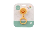 Chrastíček koláček babyted chrastítko silikon 13x5cm na kartě 0m+