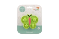 Točáček motýlek babyted silikon/plast 9x5,5cm na kartě 0m+