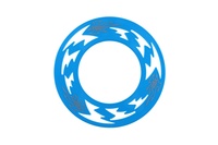 Létající talíř prstenec plastový 25cm