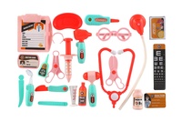 Doktorská sada s doplňky látka/plast v látkovém kufříku