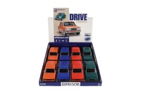 Auto retro plast 18cm se světlem a zvukem na setrvačník různé druhy