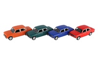 Auto retro plast 18cm se světlem a zvukem na setrvačník různé druhy