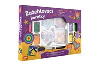 Zažehlovací korálky created 3000ks + 4 podložky s doplňky v krabici 40x27x3,5cm
