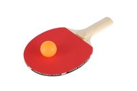 Sada stolní tenis/ping pong pálky dřevěné 2ks + míčky 3ks v blistru 19x30cm