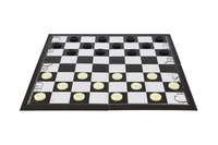 Šachy & Dáma 2v1 společenská strategická hra v krabici 26,5x26,5x5cm