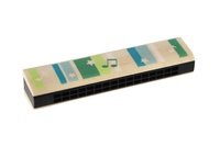 Harmonika dřevěná 13cm různé druhy
