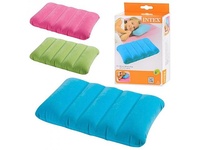 Intex Polštářek gumotextilní nafukovací 43x28x9cm různé barvy