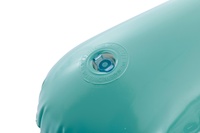 Plovací deska/lehátko s průhledem nafukovací s úchyty 84x79cm 2 barvy v krabici 20x19x6cm