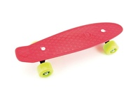Skateboard Pennyboard plastový červený 43 cm