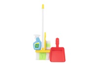 Uklízecí sada/uklízečka s doplňky plast 5ks na kartě 21,5x57,5x5cm