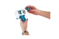 Bublifuk pistole s náplní plast 19cm na baterie v krabici 21x17x7cm