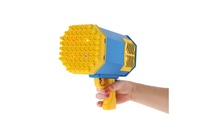 Bublifuk pistole s náplní plast 22cm na baterie se světlem v krabici 23x25x14cm