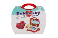 Sada doktor/lékař plast v plastovém kufříku 24x22x9cm v sáčku