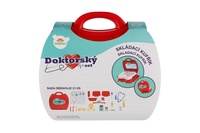 Sada doktor/lékař plast v plastovém kufříku 24x22x9cm v sáčku