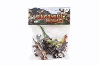 Dinosaurus plast 14-19cm 6ks v sáčku