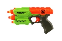 Pistole 21cm na pěnové náboje 5ks plast 2 barvy na kartě