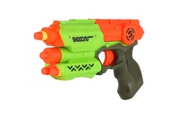Pistole 21cm na pěnové náboje 5ks plast 2 barvy na kartě