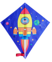 Létající Drak kosmická raketa nylon 70x60cm