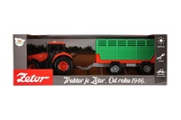 Traktor Zetor s vlekem plastový 36cm