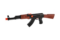 Pistole samopal ARMY plast 52cm na natažení na kartě 15,5x53x3cm