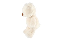 Medvěd sedící plyš 35cm bílý 0+