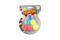 Hopík Skákací kulička mramorovaná 3cm 6ks