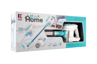 Vysavač plast 18cm na baterie se zvukem v krabici 54x23x9cm