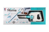 Vysavač plast 18cm na baterie se zvukem v krabici 54x23x9cm